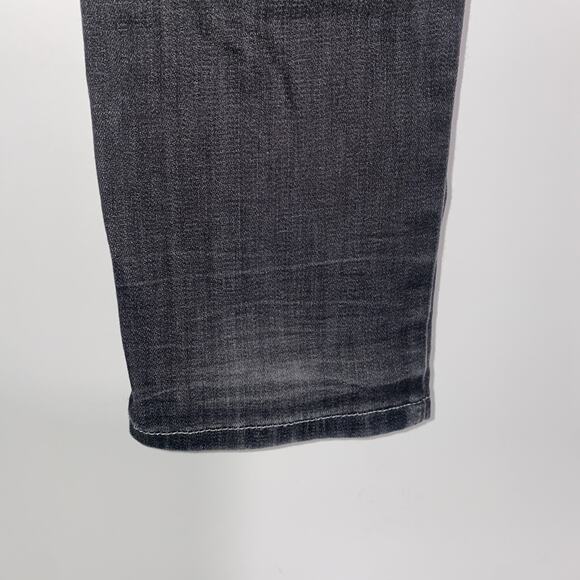 EILEEN FISHER Organic Cotton Skinny Jeans Zip Fly Washed Black Size 2P - Picture 6 of 8